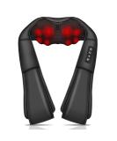 Podazz Shiatsu Neck and Back Massager with Heat - Ultimate Relief for Home & Office Ideal Gift for Men (Black) - Buy Online on GoSupps.com
