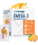 Coromega Omega-3 Orange Squeeze | 30 Packets | 2.5g Each | Healthy Fat Supplement - Buy Online on GoSupps.com