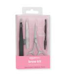 Shop Amazon Basics 4 Piece Brow Kit - Perfect Black Eyebrow Set for Flawless Brows | International Shipping Available - Buy Online on GoSupps.com