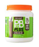 PBfit Vegan Organic Peanut Butter & Chocolate Plus Powder - 1 lb | Healthy Protein Boost for Smoothies & Baking - International Shipping Available - Buy Online on GoSupps.com