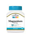 21st Century Magnesium 250mg - 110 Tablets for Muscle & Nerve Health - Buy Online on GoSupps.com