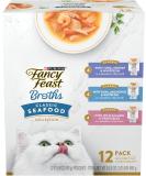 Purina Fancy Feast Broths Classic Collection Wet Cat Food Complement Variety Pack 1.4 Ounce (Pack of 12) - Buy Online on GoSupps.com