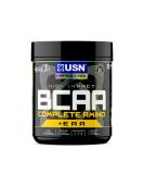 USN Complete Amino Apple Flavour BCAA + EAA 400g - High Impact Essential Amino Acids & BCAA Powder - Buy Online on GoSupps.com