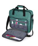 BAGLHER Embroidery Storage Bag - Large-Capacity Multifunctional Project Bag in Green - Shoulder Strap, Perfect for Embroidery Thread and Consumables - Bag Only - Buy Online on GoSupps.com