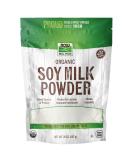 Now Foods Organic Soy Milk Powder 20 oz | Real Food, Non-GMO, Vegan - Buy Online on GoSupps.com