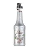 MONIN Coconut Fruit Mix Puree 1L for Cocktails and Frappes - Vegetarian, Allergen-Free, 100% Natural Flavours. 2-in-1 Coconut Puree & Sugar Syrup Hybrid - Buy Online on GoSupps.com