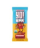 Yo! Bar by Bearded Brothers | Vegan Organic Gluten-Free Kids Snack | Paleo Whole 30 Soy Free Non-GMO Low Glycemic No Sugar Added | Strawberry Flavor | 25 Bars - Buy Online on GoSupps.com