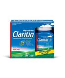 Claritin 24 Hour Allergy Tablets - 30 Count, 10mg - Fast Relief - Buy Online on GoSupps.com