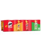 Pringles Variety Pack: 10 Cans of Crunchy Potato Crisps - Perfect Snack for Kids & Office (13.7oz) - Buy Online on GoSupps.com