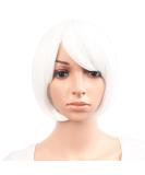 Buy MapofBeauty Women Short Straight Cosplay BOB Wig (White) - Perfect for Parties | International Shipping - Buy Online on GoSupps.com