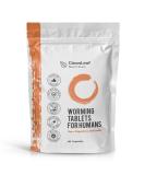CleanLeaf Herbal Wellness Tablets - Natural Formula with Wormwood, Black Walnut & Clove - 60 Capsules - Buy Online on GoSupps.com
