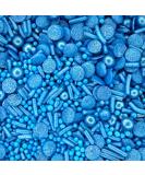 Glimmer Blue Cake Topper Sprinkles - 30g Edible Shimmer Cupcake Decorations for Girls Birthday & Mermaid Parties - Buy Online on GoSupps.com