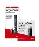 Accu-Chek FastClix Lancing Device with 108 Lancets - Diabetic Blood Glucose Testing Pack - Buy Online on GoSupps.com