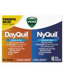 Vicks DayQuil & NyQuil Cold Flu Combo Pack - 48 Liquicaps - Buy Online on GoSupps.com