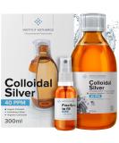 Premium Colloidal Silver 40ppm 300mL Free Spray Bottle to Fill & Ebook Included Optimal Concentration Formula Smaller Particles Better Results Laboratory Certified Liquid Silver 330 ml (Pack of 1) - Buy Online on GoSupps.com