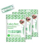 Orthodontic Flossers for Braces - 150 Count with Dispenser | Dental Floss Picks for Kids & Adults - 50 Count Bag (Pack of 3) - Buy Online on GoSupps.com