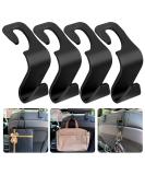 Tao Pipe 4 pieces car storage hook car plastic hook rear seat headrest hook storage hooks for car seat car seat hooks headrest clothes bracket handbag holder pocket hooks - Buy Online on GoSupps.com