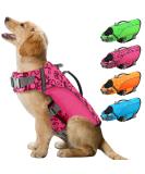 Alagirls Pink Dog Life Jacket for Swimming & Beach | Costume for Small Dogs (Chest 47-61cm) - Ideal for Safety & Fun! - Buy Online on GoSupps.com