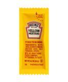 Heinz Yellow Mustard Single Serve Packets - 200 Ct Pack (0.2 oz each) - Buy Online on GoSupps.com