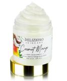 Delizioso Skincare Coconut Mango Body Butter Natural Vegan Raw Nourishment with Cocoa, Shea & Mango Butter Quick Absorbing Moisturizer for Full Body Handmade Cruelty Free Organics 8oz - Buy Online on GoSupps.com