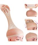 Dreamlover Long Hair Wig Cap - Fishnet Hair Net for Women - Natural Nude (3 Pieces) - Buy Online on GoSupps.com