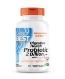 Doctor's Best Digestive Health Probiotic - LactoSpore 2 Billion CFU - 60 Veggie Caps - Buy Online on GoSupps.com