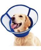 Kuoser Rachrerause Dog soft leak protection protective collar dog comfy Cone dog adjustable breakwear for dogs after op breathable pet Elisabethane Rescue rake cat blue L l blue - Buy Online on GoSupps.com