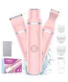 WUFAYHD 3 in 1 Bikini Trimmer Lady Shavers for Women Painless Facial Hair Remover Electric Face Shaver Pubic Hair Trimmer Ladies Razor for Body Leg Private Area IPX7 Waterproof & Rechargeable - Buy Online on GoSupps.com