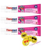Theramed Junior Strawberry Toothpaste (3 x 75 ml) | Mint & Menthol Children's Toothpaste 6+ | Free Etcher - Shop Now! - Buy Online on GoSupps.com