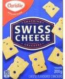 Christie Swiss Cheese Crackers 200g/7.1oz - Imported from Canada - Pack of 6 - Buy Online on GoSupps.com