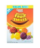 Great Value Original Fruit Smiles Fruit Snacks 45 oz (50 Pouches) - Delicious and Convenient Snack Option - Buy Online on GoSupps.com