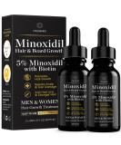 Hair Growth Serum with 5% Minoxidil for Men & Women | Beard & Hair Regrowth Treatment - Ship Internationally - Buy Online on GoSupps.com