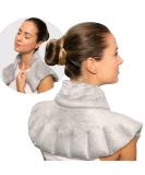 Lavender Microwave Heating Pad for Back & Neck Pain Relief - Aromatherapy Shoulder Wrap - Buy Online on GoSupps.com