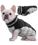 Kuoser Waterproof Dog Coat - Warm Cold Weather Jacket for Small & Medium Dogs | Cozy Fleece-Lined Reflective Vest | S Black - Buy Online on GoSupps.com
