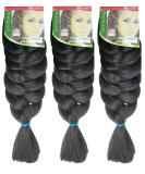 X-pression Ultra Braid Artificial Hair Extension #2 Dark Brown 210cm (3 PCS Offer) - 3 Count - Buy Online on GoSupps.com