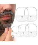 Men's Goatee Shaving Template with 5 Sizes Beard Guide Shaper - Styling & Trimming Stencil for Mustache, Hairline, and Edging - Buy Online on GoSupps.com
