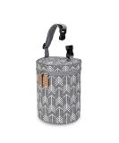 Portable A/R Baby Bottle Bag - Insulated Leak Proof Milk Carrier - Grey Breast Milk Cooler for Travel - Buy Online on GoSupps.com