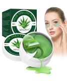 Under Eye Collagen Treatment Mask with Aloe Vera - Brighten, Reduce Wrinkles, Dark Circles, Eye Bags & Puffiness - 30 Pairs - Buy Online on GoSupps.com