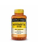 Mason Natural Peppermint Oil Enteric Coated 50 mg 90 Softgels - Buy Online on GoSupps.com