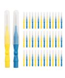 HDKAJL 40 pieces of interdental brushes dental brushes between space interdental brush brushes dental brushes interdental brush for easy and thorough cleaning of the interdental spaces - Buy Online on GoSupps.com