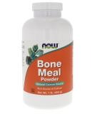 Now Foods Bone Meal Powder 16 oz - Natural Calcium Supplement - Buy Online on GoSupps.com
