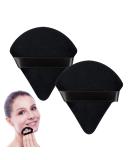 Sularpek 2PCS Triangle Powder Puffs for Dry & Wet Makeup - Black - Buy Online on GoSupps.com