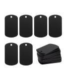 StayMax Aluminum Blank Tags 25 Pack (Black) - Stamping Blanks for Customization | Durable Metal for DIY Projects - Buy Online on GoSupps.com