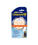 Compound W Dual Power for Large Warts Freeze Off & Liquid Wart Remover 8 Freeze Applications and 12 Comfort Pads - Buy Online on GoSupps.com