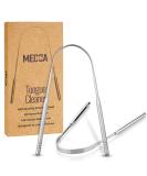 Stainless Steel Tongue Scrapers - Pack of 2 for Fresh Breath & Healthy Mouth - Dental Hygiene Kit - Buy Online on GoSupps.com