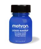 Buy Mehron Liquid Make-up - Blue (30 ml) | International Shipping Available | Perfect for Stage & Special Effects - Buy Online on GoSupps.com