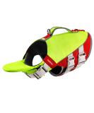 ThinkPet Adjustable Dog Life Jacket - Reflective Lifesaver with Buoyancy | Green & Red | Large | International Shipping - Buy Online on GoSupps.com