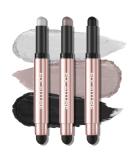 FOCALLURE 3 Pcs Eyeshadow Sticks Set - Shimmer & Matte Crayons with Blending Sponge Brush - Buy Online on GoSupps.com