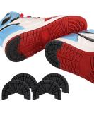 Shayee Shoes Heel Protector 2 Pairs Black 9.5-10.5 | Self-Adhesive Sole Repair Plates for Men and Women Sneakers | Noise Reduction & Skid Proof Cushion - Buy Online on GoSupps.com