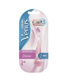 Buy Gillette Venus Divine Sensitive Women's Razor - Smooth Shaving for Sensitive Skin | International Shipping Available - Buy Online on GoSupps.com